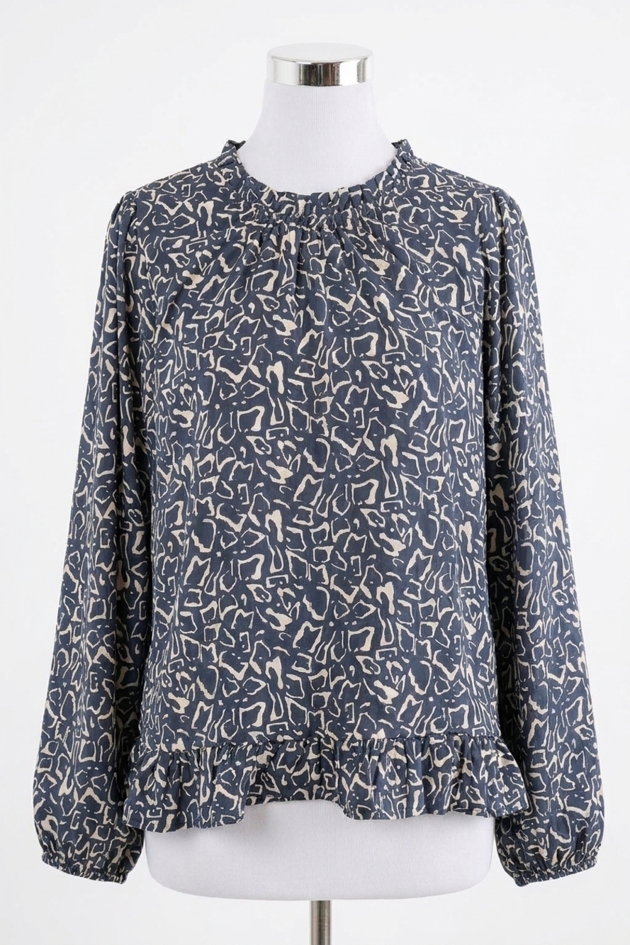 NEW AND THE WHY running out of time blouse in multi